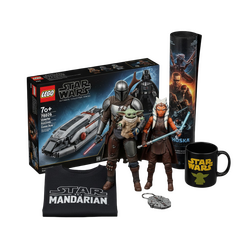 Φωτορεαλιστικό σετ με φιγούρες Mandalorian, Grogu, Ahsoka, Darth Vader, LEGO Star Wars, μπλουζάκια, κούπες, posters και μπρελόκ – όλα εμπνευσμένα από τις Star Wars Ταινίες στο Techbox