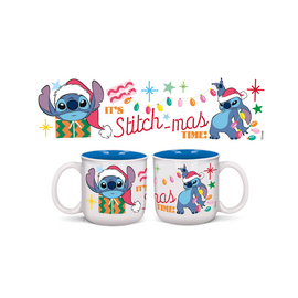 STITCH-MAS - Merry Xmas - Breakfast Mug - 420ml |  Techbox