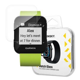 Wozinsky Full Glue Tempered Glass Tempered Glass For Garmin Forerunner 35 9H Full Screen Cover With Black Frame | Techbox