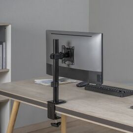 Maclean LCD monitor desk mount, VESA 75x75 and 100x100, 17-32" 9kg, MC-751N | Techbox
