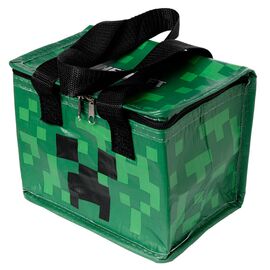 Minecraft Creeper lunch bag - green
