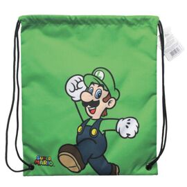 Nintendo Super Mario Bros Luigi gym bag 40cm GREEN |  Techbox