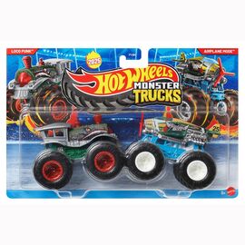 Hot Wheels - Monster Trucks 1:64  - Loco Punk vs Airplane Mode (JCC66) / Toys |  Techbox
