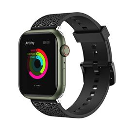 Watch Strap Y Watchband Bracelet for Apple Watch 42 / 44 / 45 mm - Black | Techbox