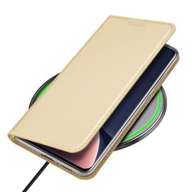 Dux Ducis Skin Pro Case Xiaomi 13 Pro Flip Card Wallet Gold Stand | Techbox