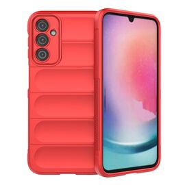 Magic Shield Case for Samsung Galaxy A24 4G flexible armored cover red | Techbox