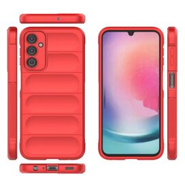 Magic Shield Case for Samsung Galaxy A24 4G flexible armored cover red | Techbox