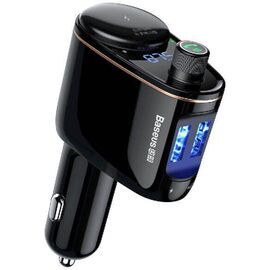 Baseus S-06 Bluetooth/USB car FM transmitter (Overseas Edition) - black | Techbox