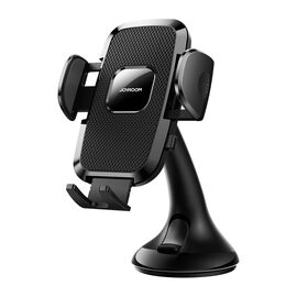 Joyroom JR-ZS259 mechanical car holder universal for phone on cockpit / window - black | Techbox