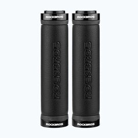 Rockbros 40210003001 microfiber bicycle handlebar grips - black | Techbox
