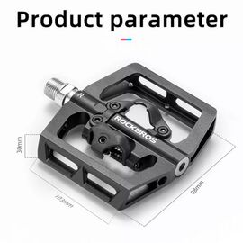 Rockbros PD15-BK Aluminum Alloy Bicycle Pedal Set - Black | Techbox