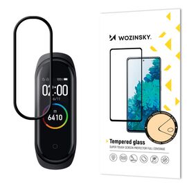 Wozinsky super wytrzymałe szkło folia szklana Full Glue na cały ekran z ramką Case Friendly Xiaomi Mi Band 4 / Mi Band 3 przezroczysty | Techbox