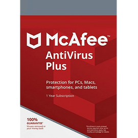 McAfee Antivirus Plus (Τελευταία Έκδοση) 5 Devices, 1 Year, ESD | Techbox