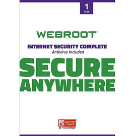 Webroot SecureAnywhere Internet Security Complete (1 Device, 1 Year), Ηλεκτρονική Άδεια (WR-49305) | Techbox