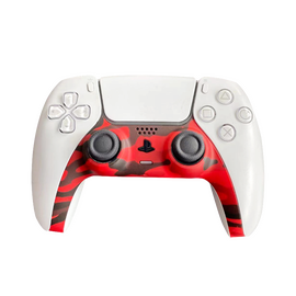 Piranha PS5 Controller Skins - Camo Red / PlayStation 5 |  Techbox
