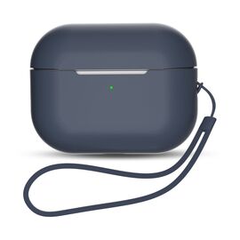 Silicone Case for AirPods Pro 2 / AirPods Pro 1 + Wrist Strap Lanyard | blue