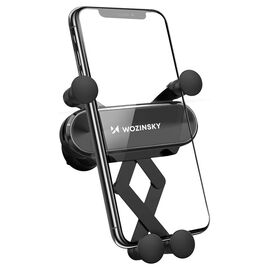 Wozinsky car phone holder gravity for ventilation grille black (WCH-05) - Αταξινόμητα (2) - Tempered Glass - Techbox