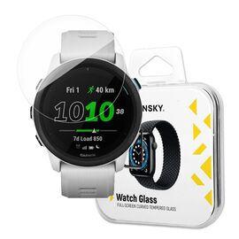 Wozinsky Full Glue Tempered Glass Tempered Glass For Garmin Forerunner 745 9H Full Screen Full Cover With Black Frame | Techbox